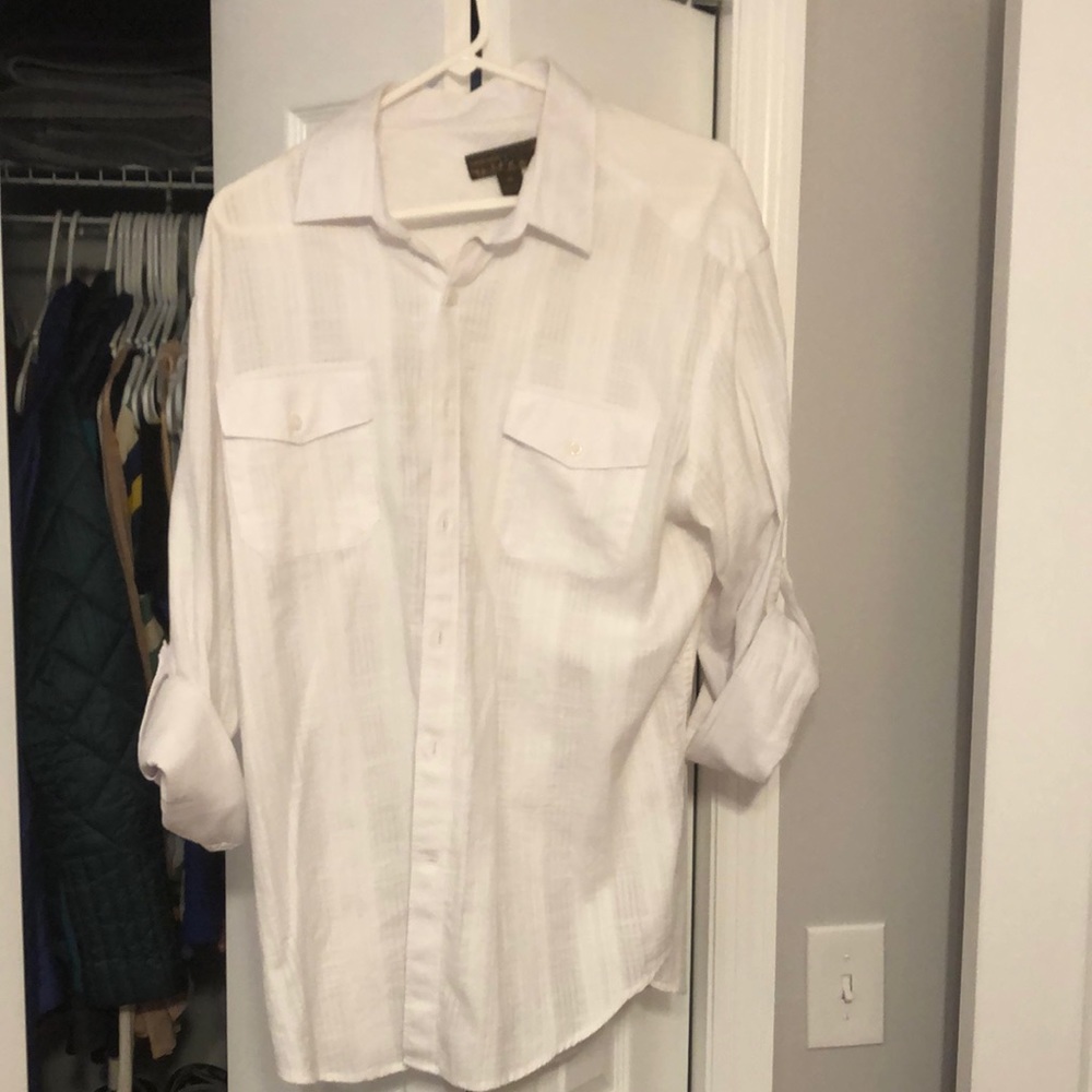 Men’s long sleeve 100% cotton shirt